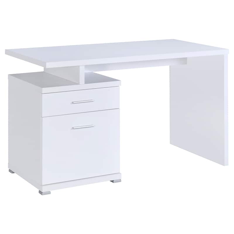 Irving 2-drawer Office Desk with Cabinet
