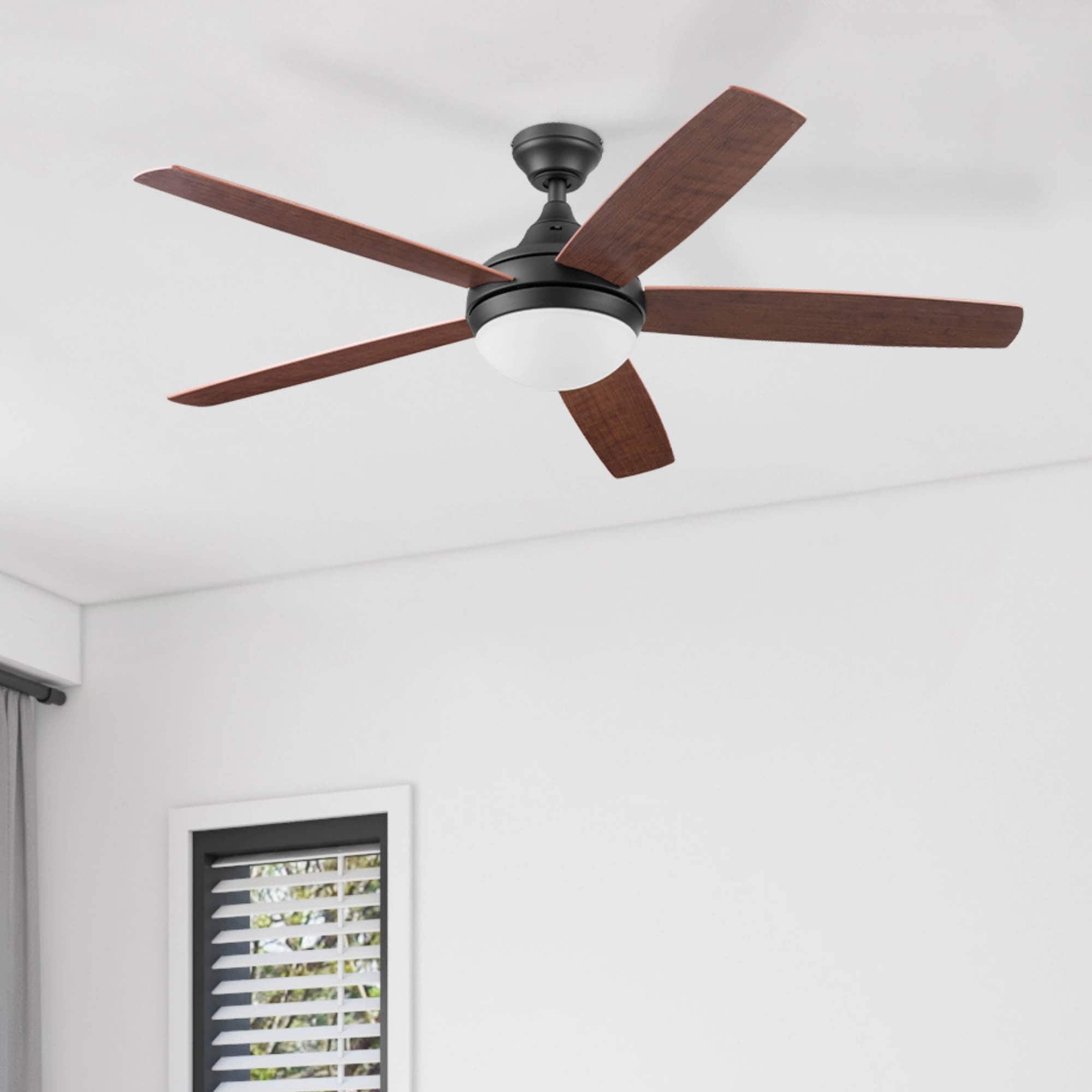 52" Prominence Home Ashby Contemporary Indoor LED Ceiling Fan with Light and Remote Control