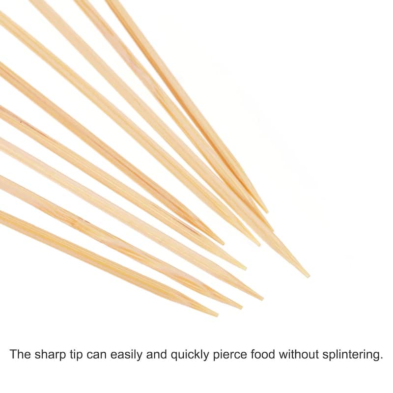 Bamboo Cocktail Toothpicks Star Drink Picks Skewer 100Pcs - 4.72"