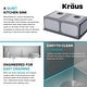 preview thumbnail 87 of 137, KRAUS Kore Workstation Drop-In Stainless Steel Kitchen Sink
