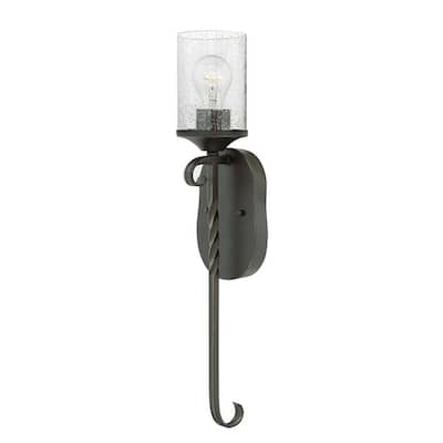 Hinkley Lighting Casa Single Light 23" High Wall Sconce with Seedy