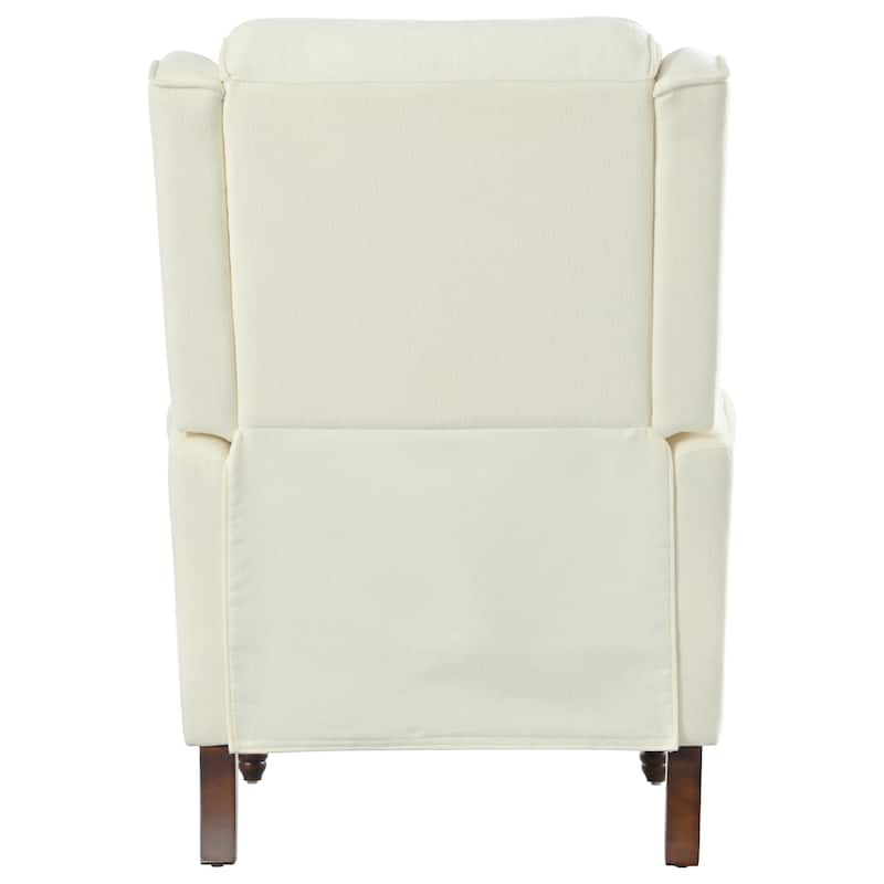 Barnn Upholstered Recliner with Wing Back by Christopher Knight Home