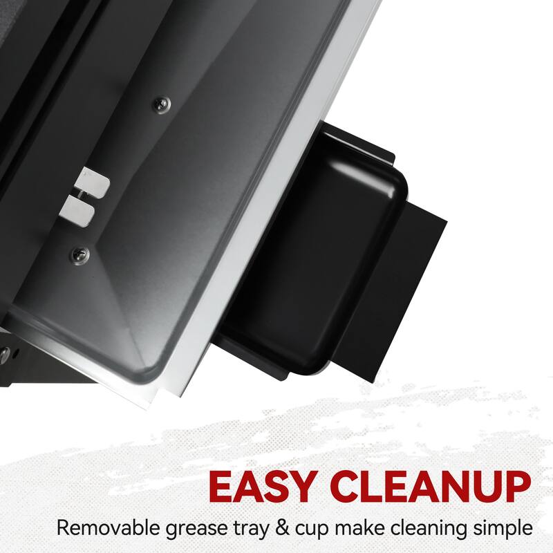 Royal Gourmet 4-Burner Gas Grill and Griddle Combo with Folding Legs