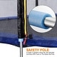 preview thumbnail 5 of 4, ExacMe Round Trampoline Replacement Enclosure Net with Poles and Ladder, 6180-N