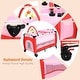preview thumbnail 9 of 10, Pink Baby Crib Playpen Playard Pack Travel Infant Bed Foldable - 8.4'' x 25.6'' x 30''