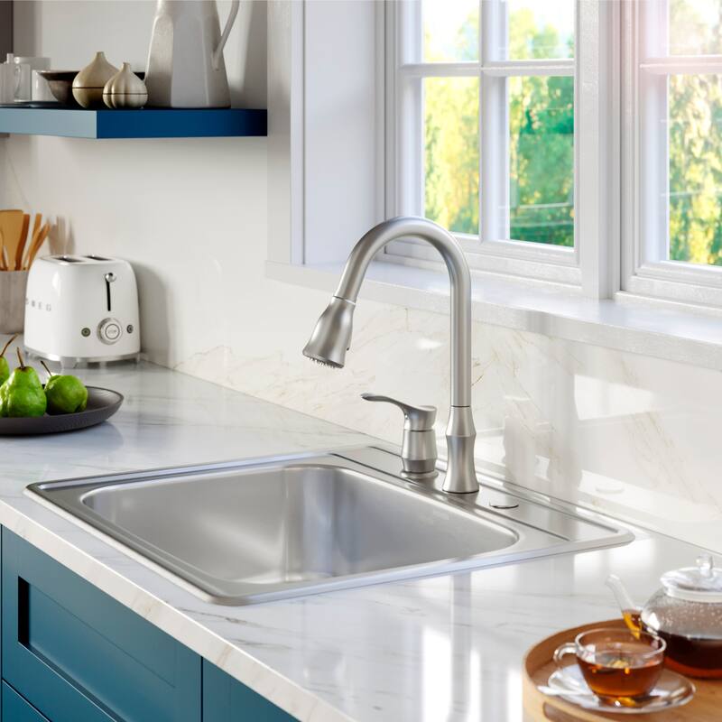 Karran USA PT30-PK1 Profile 25" Drop In Single Basin Stainless Steel