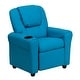 preview thumbnail 85 of 139, Contemporary Kids Recliner with Cup Holder and Headrest