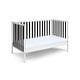preview thumbnail 7 of 5, Modern Island Adjustable Crib in White/Black