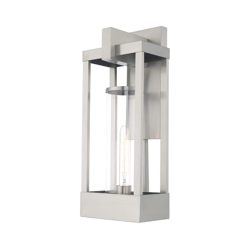 Livex Lighting Delancey Single Light 20" Tall Outdoor Wall Sconce