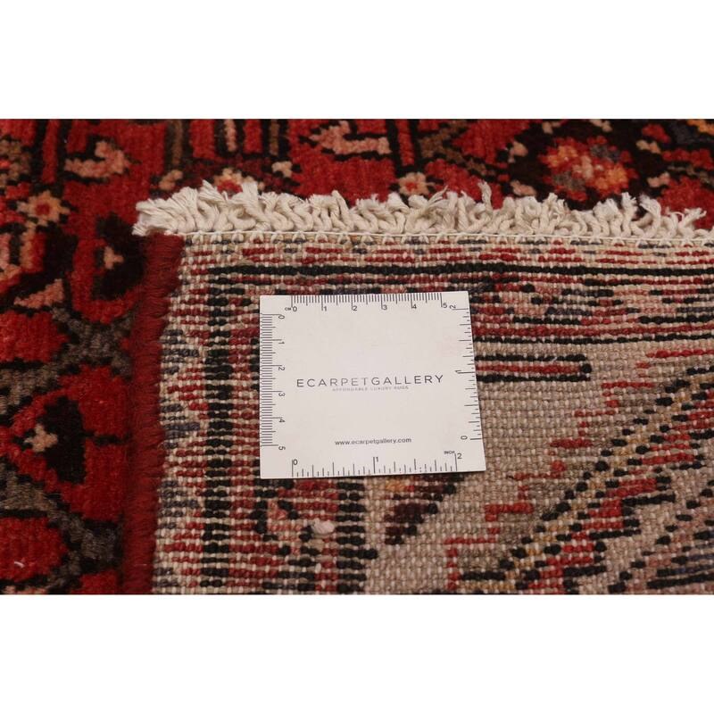 ECARPETGALLERY Hand-knotted Andelz Red Wool Rug - 3'3 x 10'1