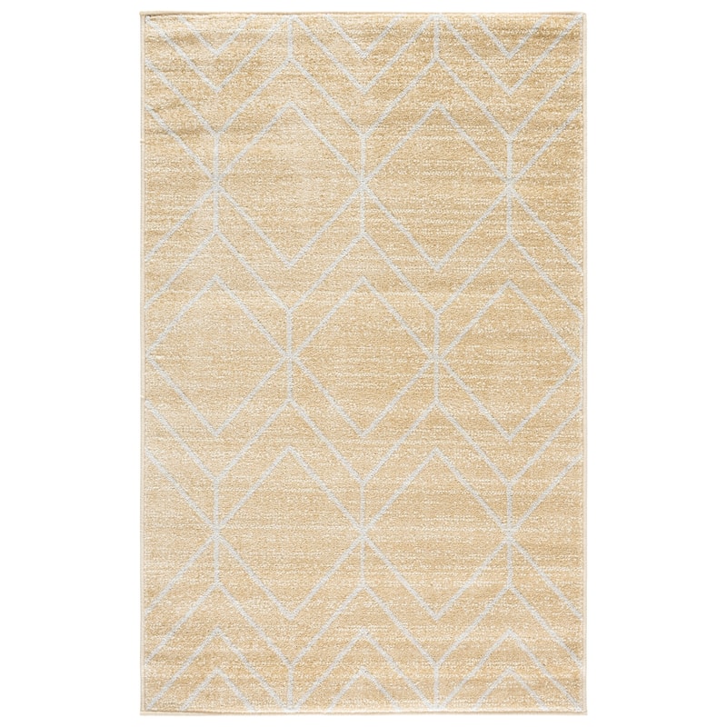 SAFAVIEH Adirondack Juvelina Modern Geometric Rug - 3' x 5' - Gold/Light Grey