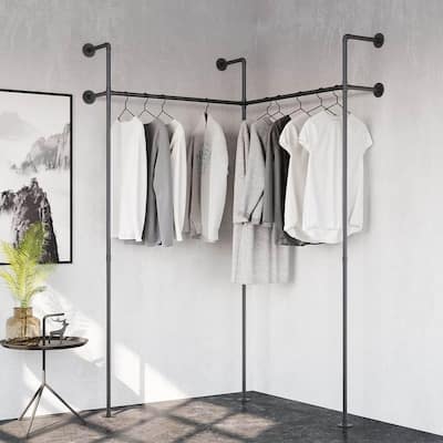Industrial Pipe Clothing Rack