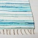 preview thumbnail 20 of 61, SAFAVIEH Handmade Rag Rug with Fringe Valborg Casual Stripe Cotton Rug with Fringe