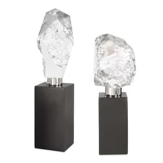Uttermost Crystal Peak Sculptures Set/2