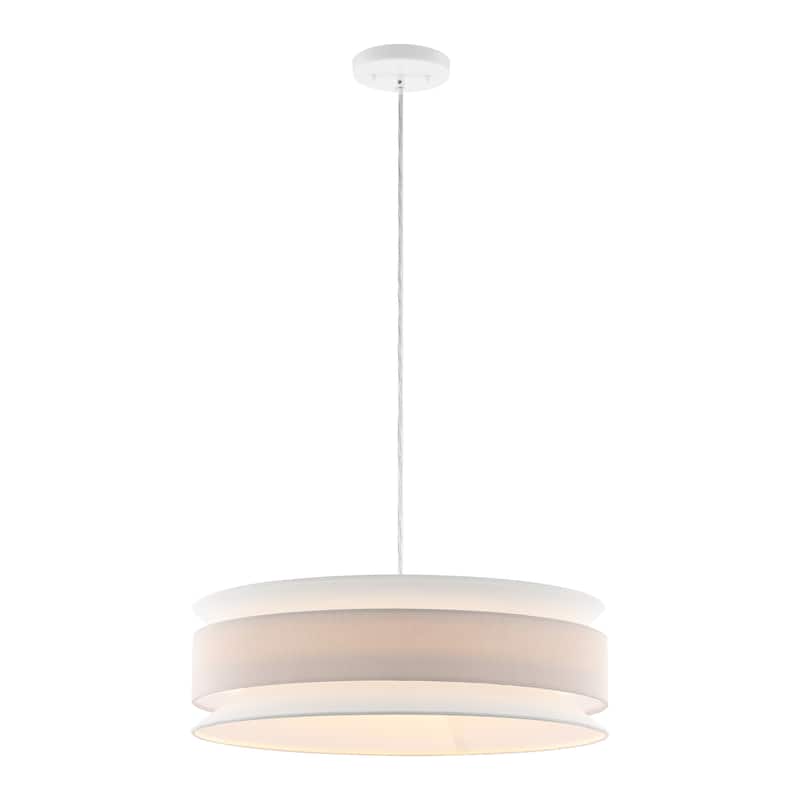 SAFAVIEH Lighting Nolana Extendable Pendant - 20 in. W x 20 in. D x 10-69 in. H
