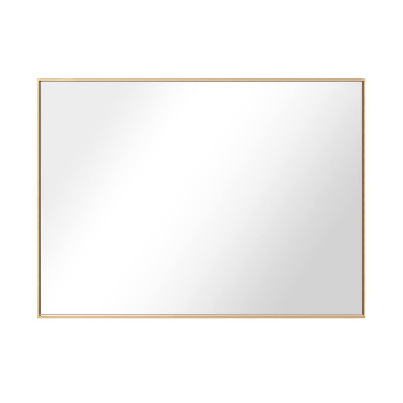 Modern Rectangle Framed Bathroom Vanity Mirror Accent Wall Mirror