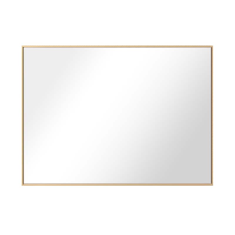 Modern Rectangle Metal Framed Bathroom Vanity Mirror Wall Mirror