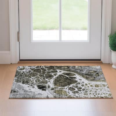 Premium Washable Super Soft Abstract Ink Mayfield Rug