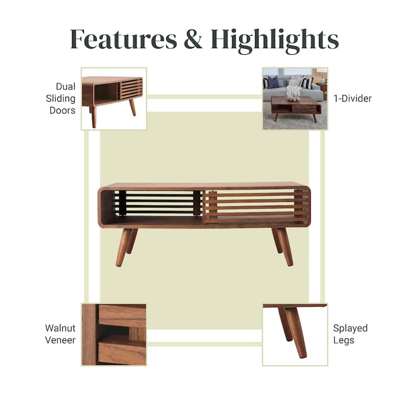 NPD Furniture Wilson Slat Coffee Table