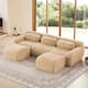 Option Light Khaki-3 Seat(2 Ottoman)