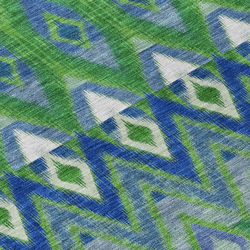 HomeRoots Southwestern Transitional Rectangle Outdoor Rug