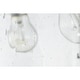 preview thumbnail 5 of 10, Warehouse of Tiffany Fortuna Semi Flush Mount Ceiling Light Satin Silver and Seeded Glass Finish 3-Light