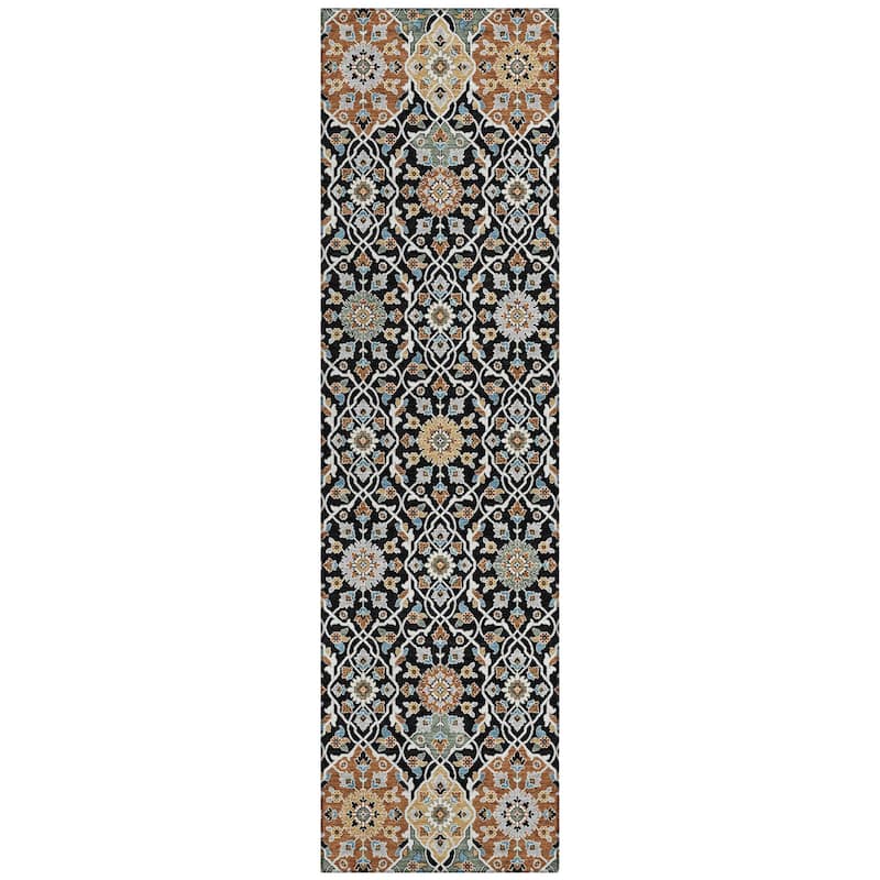 Machine Washable Indoor/Outdoor Traditional Masters Chantille Rug