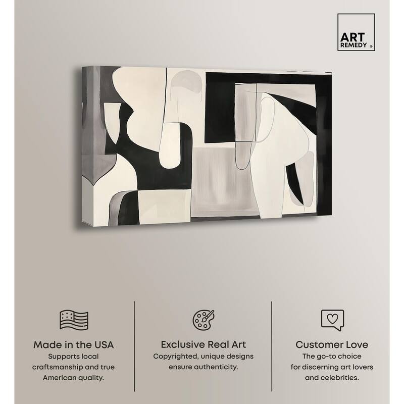 Shadow Play I Canvas by Art Remedy, Gallery Wrapped