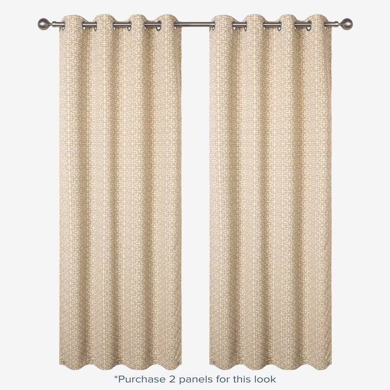 Outdoor Cabana Trellis Grommet Panel