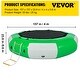 preview thumbnail 13 of 21, VEVOR Inflatable Water Trampoline Round Inflatable Water Bouncer with Ladder