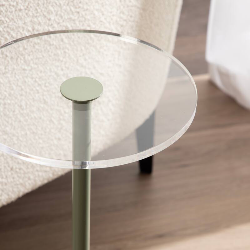 Kate and Laurel Acari Round Drink Table