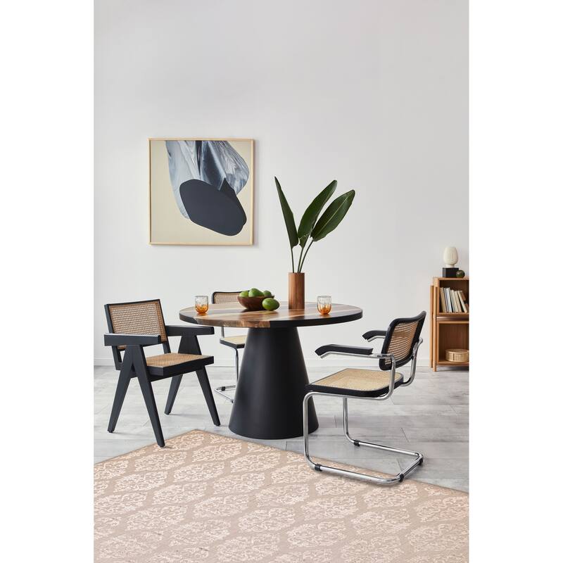 ECARPETGALLERY Hand Loomed Elysian Light Grey Viscose, Wool Rug - 8'5 x 8'2