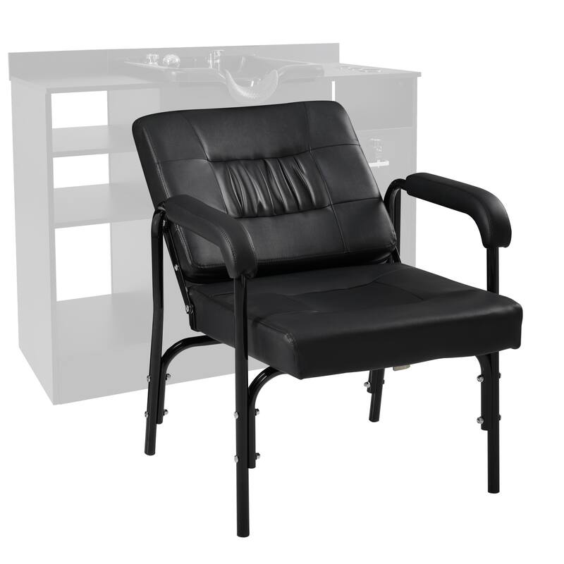 Barber Chair Reclining Shampoo Chair for Barber - N/A