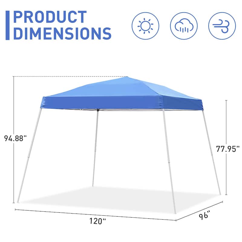 10' x 10‘ Outdoor Patio Pop Up Canopy Tent