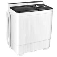 vidaXL Washing and Drying Machine Pedestal with Pull-Out Shelves White