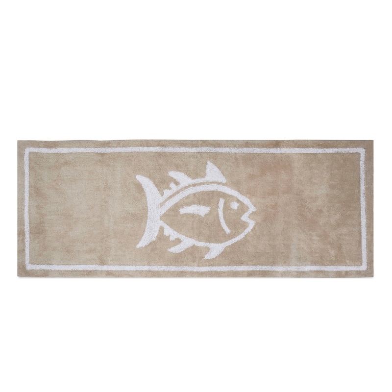 Southern Tide Skipjack Cotton Bath Runner - Sand