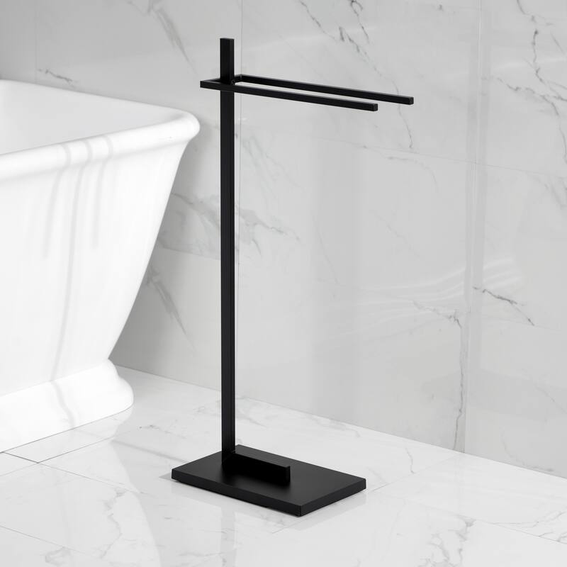 Kingston Brass Edenscape Freestanding Dual Towel Rack