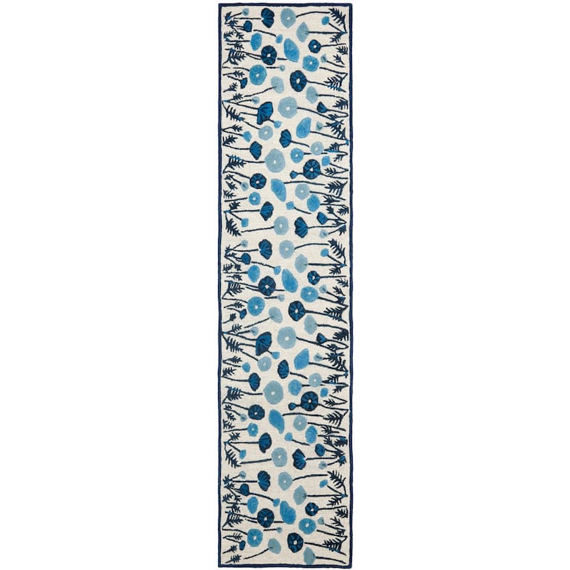 Martha Stewart by SAFAVIEH Poppy Glossary Wool/ Viscose Rug