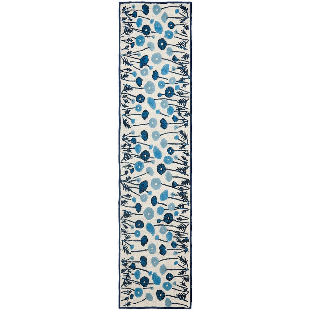 Martha Stewart by SAFAVIEH Poppy Glossary Wool/ Viscose Rug
