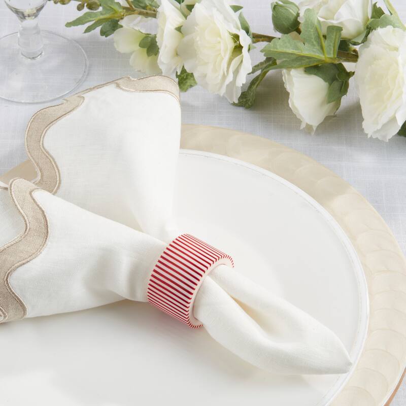 Ribbed Napkin Ring (Set of 4)
