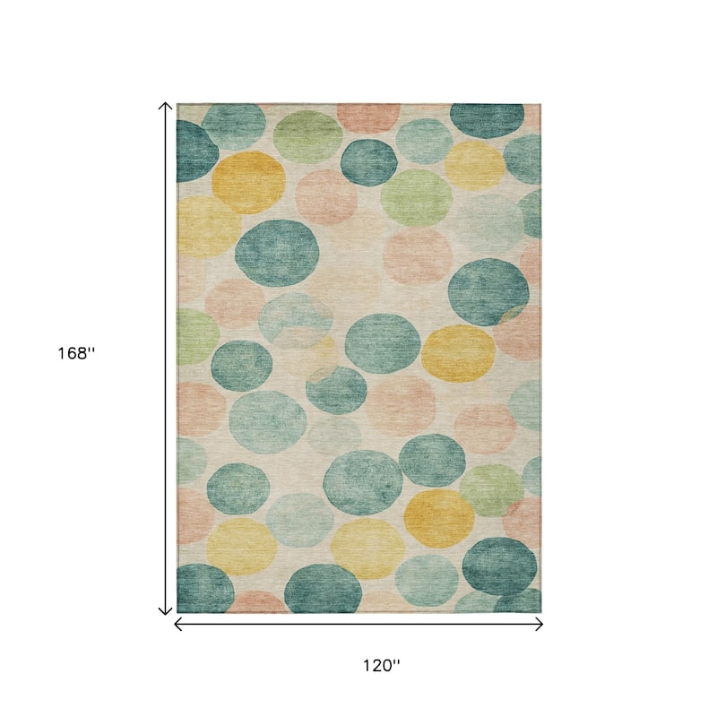 HomeRoots Geometric Transitional Rectangle Outdoor Rug