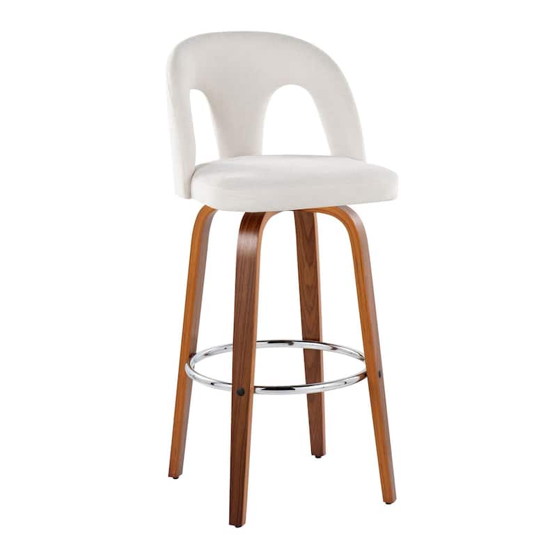 Ava Upholstered 30" Fixed-Height Counter Stool - Set of 2