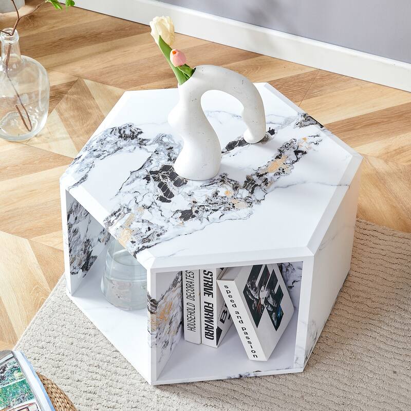 Modern Hexagonal Coffee Table