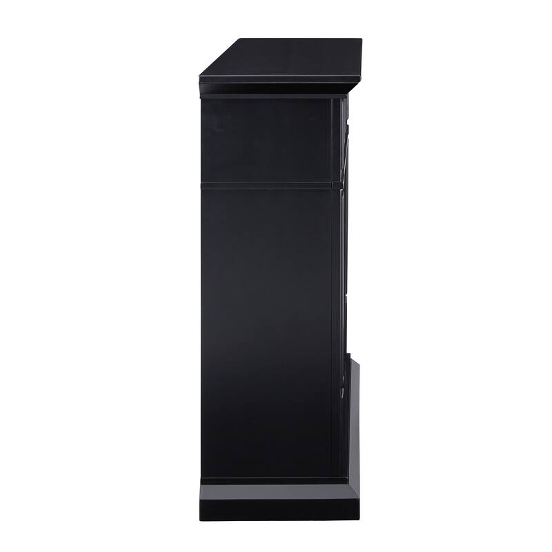 SEI Furniture Dre Marble Electric Fireplace
