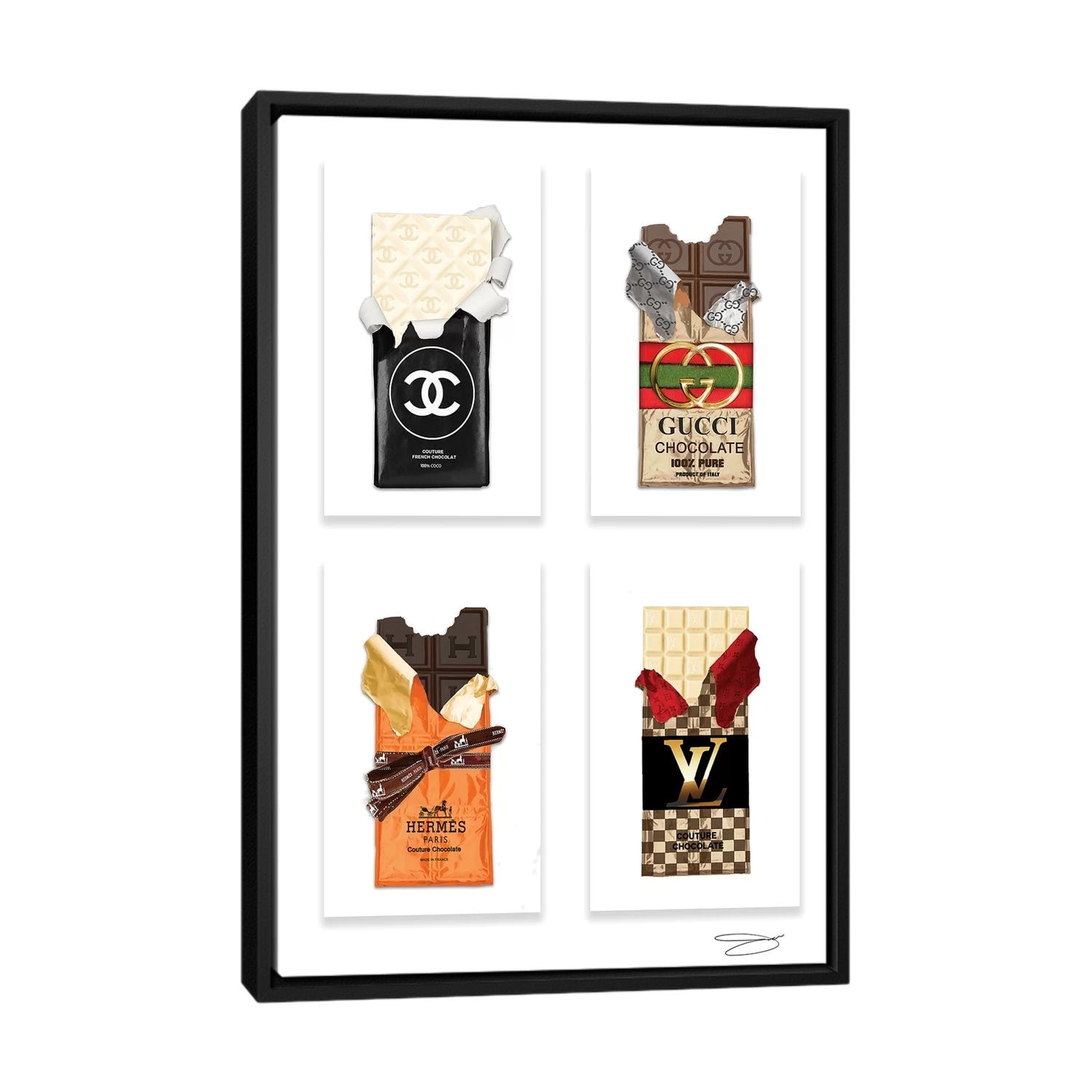 iCanvas Couture Cravings by Studio One Framed Canvas Print - Bed Bath &  Beyond - 36622666