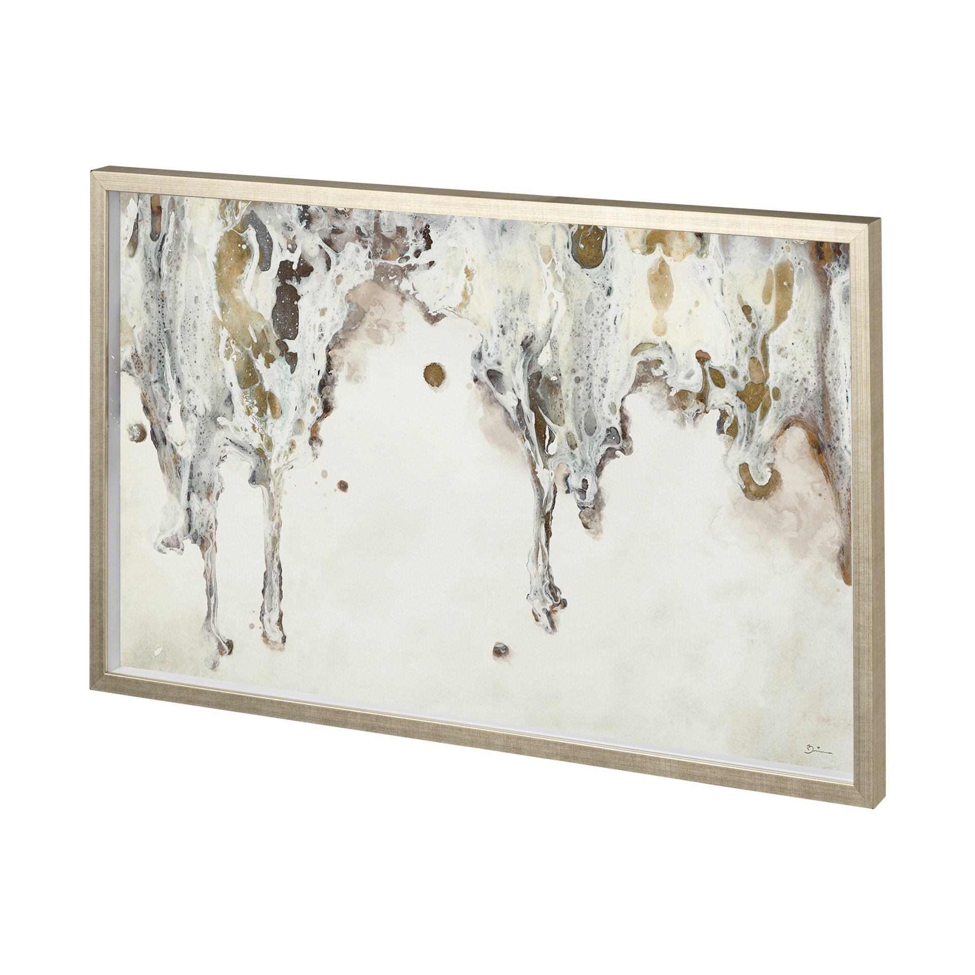 Icarus II by Mercana Studio a Hand Embellished Textured Framed Art Print Matted under Glass