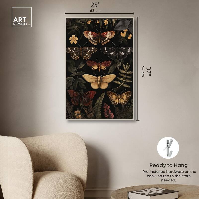 Winged Visitors III Canvas by Art Remedy