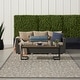 preview thumbnail 67 of 103, Nourison Aloha Transitional Scroll Indoor/Outdoor Damask Rug 7'10" x 10'6" - Beige/Natural