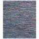 SAFAVIEH Handmade Rag Rug Vistiana Flatweave Cotton Rug - 6' x 6' Square - Purple/Multi