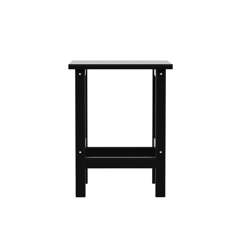 Laguna HDPE Eco-Friendly Outdoor Square Patio Side Table